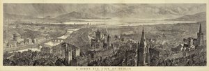 Uma vista panorâmica de Dublin